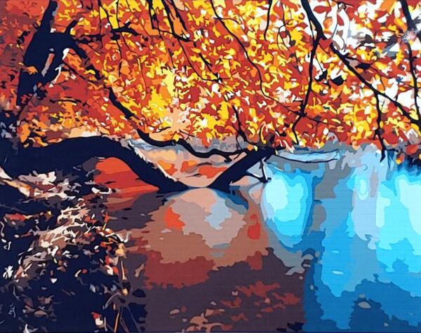 Розпис по номерах 40х50 GS052 Осіннє дерево Strateg Ціна (цена) 214.79грн. | придбати  купити (купить) Розпис по номерах 40х50 GS052 Осіннє дерево Strateg доставка по Украине, купить книгу, детские игрушки, компакт диски 0