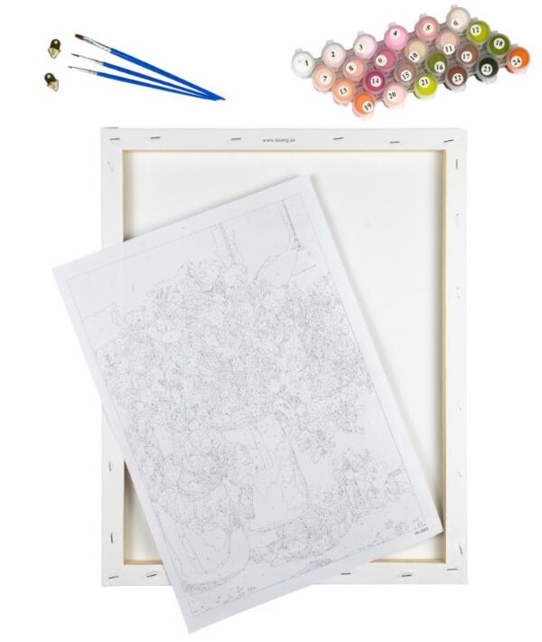 Розпис по номерах 50х25 WW223 Милі кошенята в нитках Strateg Ціна (цена) 205.11грн. | придбати  купити (купить) Розпис по номерах 50х25 WW223 Милі кошенята в нитках Strateg доставка по Украине, купить книгу, детские игрушки, компакт диски 1