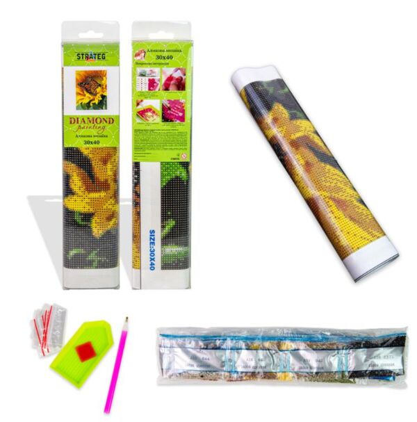 Алмазна мозаїка б/підрамн 30х40 ZAV3040-11 Прянощі Strateg Ціна (цена) 158.48грн. | придбати  купити (купить) Алмазна мозаїка б/підрамн 30х40 ZAV3040-11 Прянощі Strateg доставка по Украине, купить книгу, детские игрушки, компакт диски 1