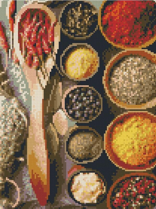 Алмазна мозаїка б/підрамн 30х40 ZAV3040-11 Прянощі Strateg Ціна (цена) 158.48грн. | придбати  купити (купить) Алмазна мозаїка б/підрамн 30х40 ZAV3040-11 Прянощі Strateg доставка по Украине, купить книгу, детские игрушки, компакт диски 0