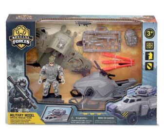 Військовий набір снігохід, безпілотник, солдат 2306