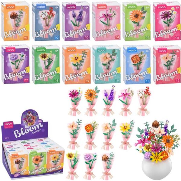 Конструктор квіти букет від 128 деталей 01025-36 Ціна (цена) 62.10грн. | придбати  купити (купить) Конструктор квіти букет від 128 деталей 01025-36 доставка по Украине, купить книгу, детские игрушки, компакт диски 0