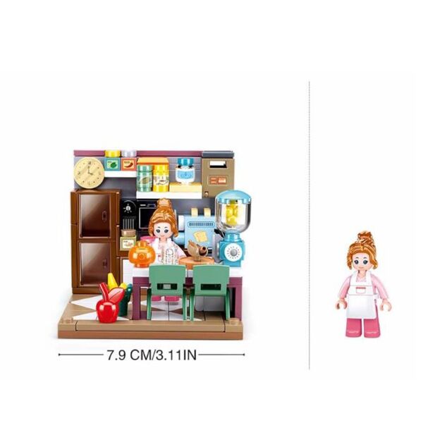 Конструктор кухня Mini Handcraft 178 деталей M38-B1016А Ціна (цена) 178.40грн. | придбати  купити (купить) Конструктор кухня Mini Handcraft 178 деталей M38-B1016А доставка по Украине, купить книгу, детские игрушки, компакт диски 2