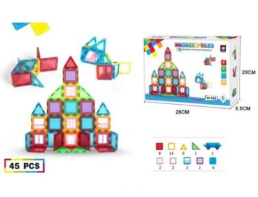 Конструктор магнітний 45 деталі 9912