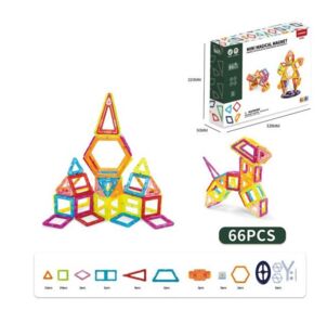 Конструктор магнітний 66 деталей Х1302