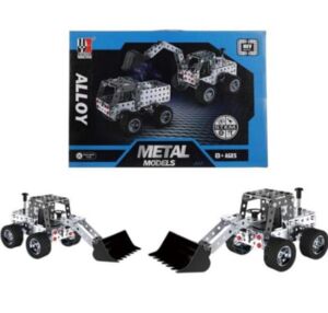 Конструктор металевий бульдозер 194 деталей FD811