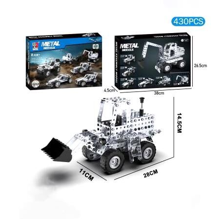 Конструктор металевий бульдозер 430 деталей FD805 Ціна (цена) 277.60грн. | придбати  купити (купить) Конструктор металевий бульдозер 430 деталей FD805 доставка по Украине, купить книгу, детские игрушки, компакт диски 0