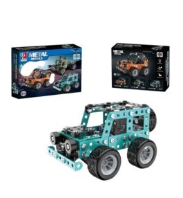 Конструктор металевий джип 190 деталей FD823