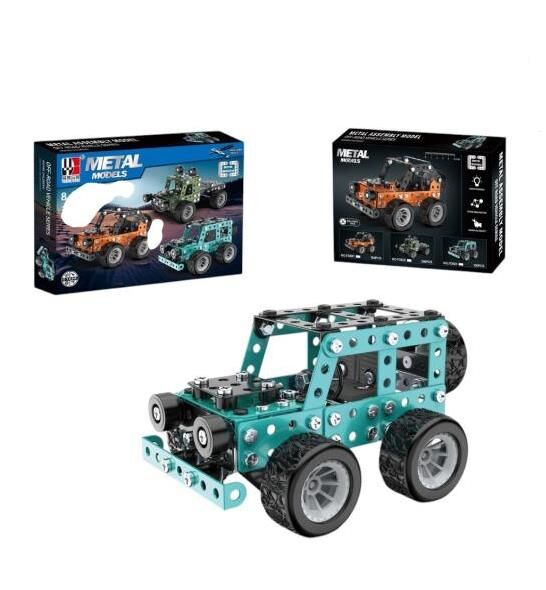 Конструктор металевий джип 190 деталей FD823 Ціна (цена) 183.40грн. | придбати  купити (купить) Конструктор металевий джип 190 деталей FD823 доставка по Украине, купить книгу, детские игрушки, компакт диски 0