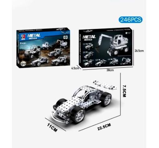 Конструктор металевий машина 246 деталей FD803 Ціна (цена) 213.80грн. | придбати  купити (купить) Конструктор металевий машина 246 деталей FD803 доставка по Украине, купить книгу, детские игрушки, компакт диски 1