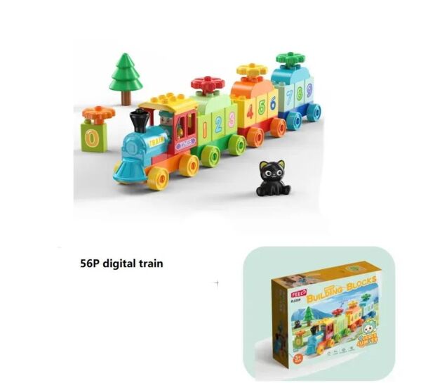 Конструктор поїзд деталі з цифрами фігурка кіт  56 деталей  FL2319 Ціна (цена) 293.80грн. | придбати  купити (купить) Конструктор поїзд деталі з цифрами фігурка кіт  56 деталей  FL2319 доставка по Украине, купить книгу, детские игрушки, компакт диски 0