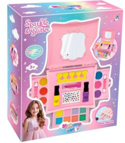 Косметика скринька тіні пензлик помада набір для манікюру 6801А