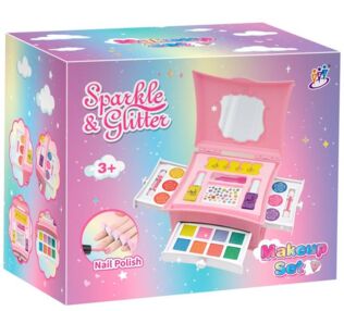 Косметика скринька тіні пензлик помада набір для манікюру 6801С