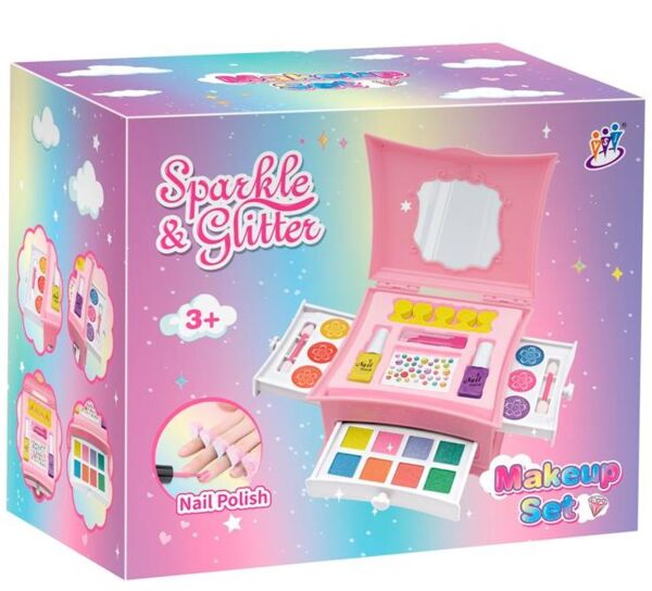 Косметика скринька тіні пензлик помада набір для манікюру 6801С Ціна (цена) 256.70грн. | придбати  купити (купить) Косметика скринька тіні пензлик помада набір для манікюру 6801С доставка по Украине, купить книгу, детские игрушки, компакт диски 0