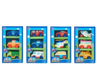 Набір машинок 3 штук "Tiny" Teamsterz 1417311