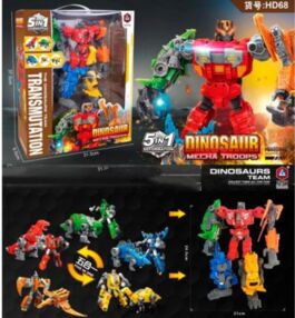 Трансформер робот динозавр HD68