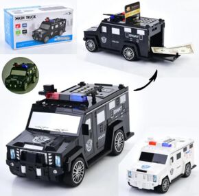 Машина поліція сейф з кодом 2 кольори WF-3018