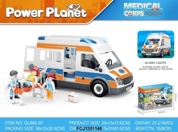 Машина швидка допомога музика світло QL888-30 Ціна (цена) 517.30грн. | придбати  купити (купить) Машина швидка допомога музика світло QL888-30 доставка по Украине, купить книгу, детские игрушки, компакт диски 1