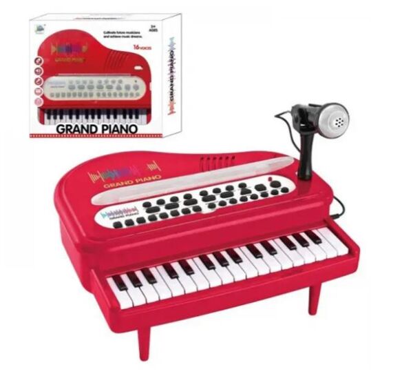 Піаніно рояль мікрофон на батарейках 660-81 Ціна (цена) 645.00грн. | придбати  купити (купить) Піаніно рояль мікрофон на батарейках 660-81 доставка по Украине, купить книгу, детские игрушки, компакт диски 0
