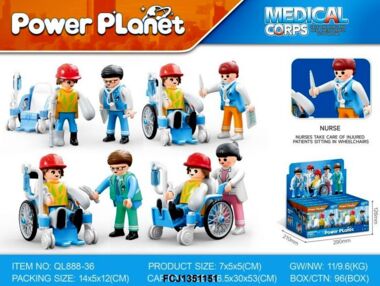 Фігурка лікар хворий QL888-36