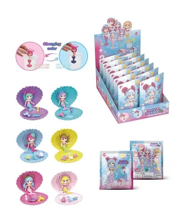 Фігурка русалка змінює колір N886-1AC Ціна (цена) 36.40грн. | придбати  купити (купить) Фігурка русалка змінює колір N886-1AC доставка по Украине, купить книгу, детские игрушки, компакт диски 0