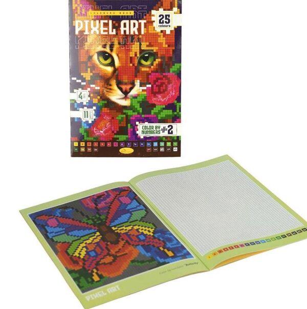 Розмальовка антристрес Pixel Art МІКС Ціна (цена) 39.00грн. | придбати  купити (купить) Розмальовка антристрес Pixel Art МІКС доставка по Украине, купить книгу, детские игрушки, компакт диски 1