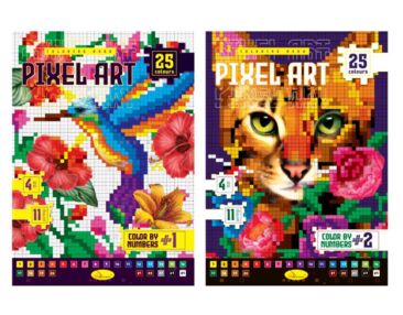 Розмальовка антристрес Pixel Art МІКС