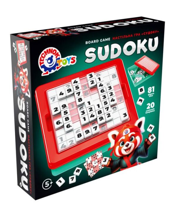 Гра настільна Судоку 2956 Ціна (цена) 323.40грн. | придбати  купити (купить) Гра настільна Судоку 2956 доставка по Украине, купить книгу, детские игрушки, компакт диски 0