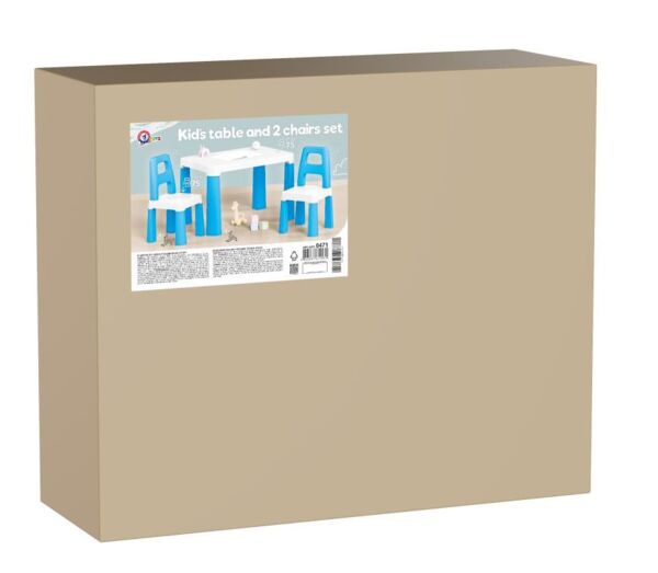 Стіл дитячий з двома стільцями блакитний 0471 Ціна (цена) 1 266.00грн. | придбати  купити (купить) Стіл дитячий з двома стільцями блакитний 0471 доставка по Украине, купить книгу, детские игрушки, компакт диски 2