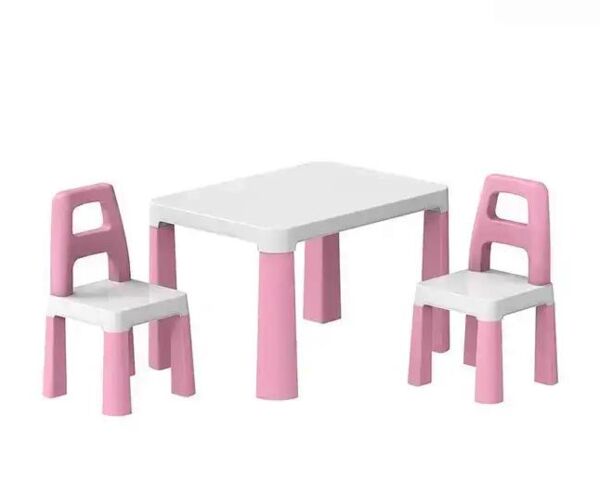 Стіл дитячий з двома стільцями рожевий 0457 Ціна (цена) 1 266.00грн. | придбати  купити (купить) Стіл дитячий з двома стільцями рожевий 0457 доставка по Украине, купить книгу, детские игрушки, компакт диски 0