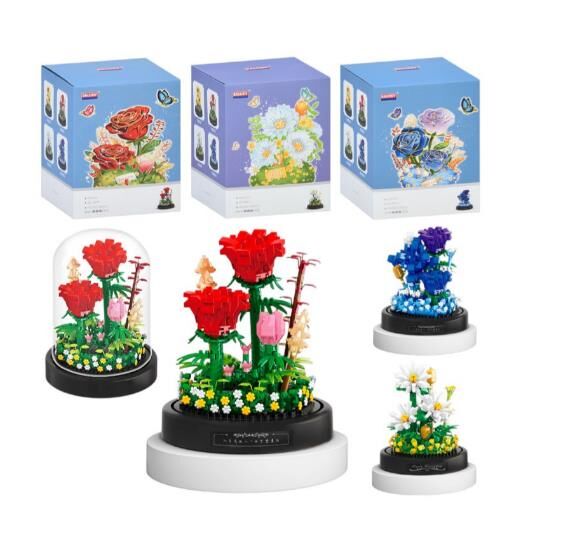 Конструктор квіти в колбі від 490 деталей 18471-2-3 Ціна (цена) 199.10грн. | придбати  купити (купить) Конструктор квіти в колбі від 490 деталей 18471-2-3 доставка по Украине, купить книгу, детские игрушки, компакт диски 0