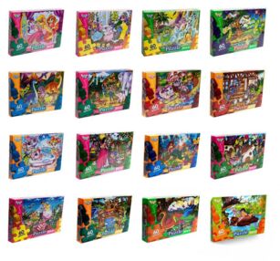 Пазли 60 елементів серія 08 максі в асортименті Мх60-08