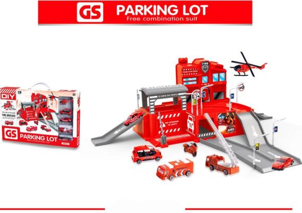 Парковка з пожежними машинами СМ559-11 Ціна (цена) 597.20грн. | придбати  купити (купить) Парковка з пожежними машинами СМ559-11 доставка по Украине, купить книгу, детские игрушки, компакт диски 1