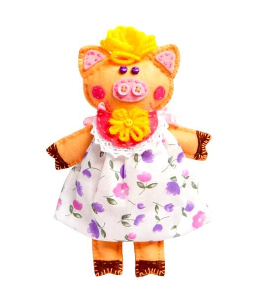 Набір для творчості Шиття м'якої іграшки Хрюша МИ-004 Ціна (цена) 133.00грн. | придбати  купити (купить) Набір для творчості Шиття м'якої іграшки Хрюша МИ-004 доставка по Украине, купить книгу, детские игрушки, компакт диски 1