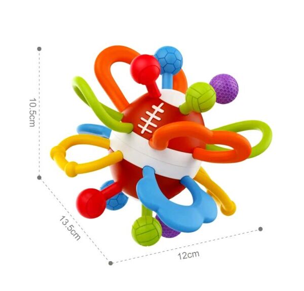 Розвиваючий мяч для малюків НЕ0199 Ціна (цена) 179.60грн. | придбати  купити (купить) Розвиваючий мяч для малюків НЕ0199 доставка по Украине, купить книгу, детские игрушки, компакт диски 1