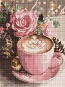 Алмазна мозаїка 30х40 АМО20009 Новорічне капучино "Ідейка"