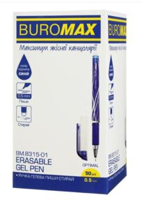 ручка пиши стирай гелева синя BM.8315-01