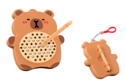 Дошечка тварина магнітна мозаїка брелок 3 види YM-210-11-12