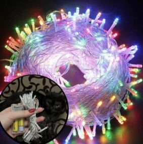 Електрогірлянда 30 LED 3 м на батарейках мульти світло 1103-54