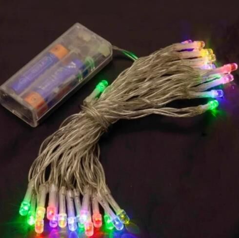 Електрогірлянда 30 LED 3 м на батарейках мульти світло 1103-54 Ціна (цена) 78.60грн. | придбати  купити (купить) Електрогірлянда 30 LED 3 м на батарейках мульти світло 1103-54 доставка по Украине, купить книгу, детские игрушки, компакт диски 1