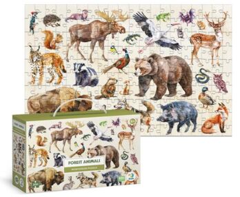 Пазл Монтессорі Лісові Тварини 300629