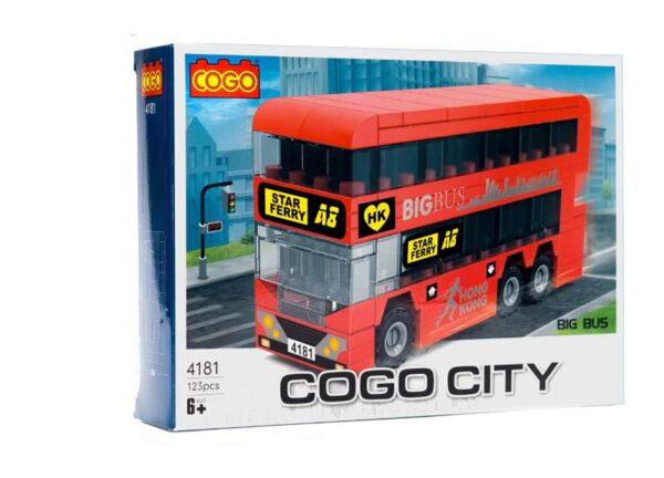 Конструктор 123 елемента Місто Великий автобус COGO 4181 Ціна (цена) 120.80грн. | придбати  купити (купить) Конструктор 123 елемента Місто Великий автобус COGO 4181 доставка по Украине, купить книгу, детские игрушки, компакт диски 0