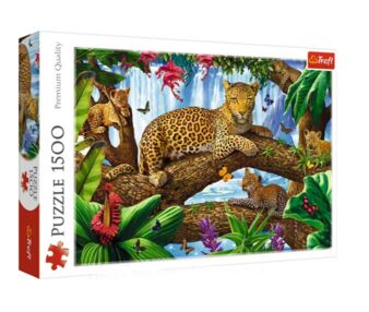 пазли 1500 елементів Леопарди на дереві Trefl 26160