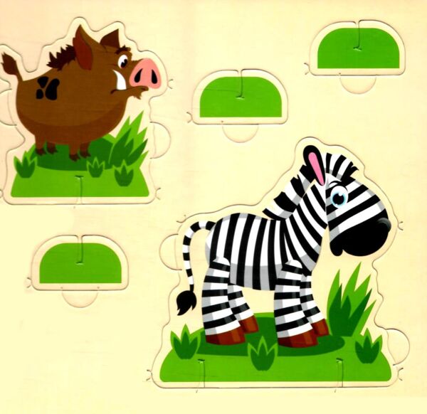 Книжка пазли Зоопарк Ціна (цена) 455.00грн. | придбати  купити (купить) Книжка пазли Зоопарк доставка по Украине, купить книгу, детские игрушки, компакт диски 4