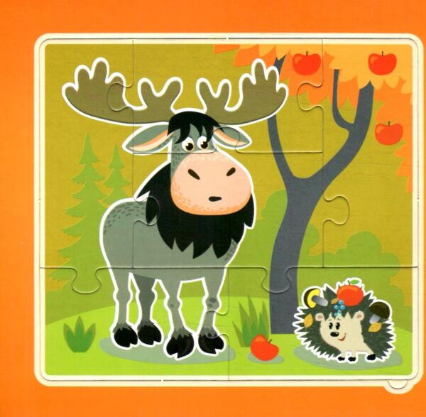 Книжка пазли Ми живемо в лісі Ціна (цена) 455.00грн. | придбати  купити (купить) Книжка пазли Ми живемо в лісі доставка по Украине, купить книгу, детские игрушки, компакт диски 1