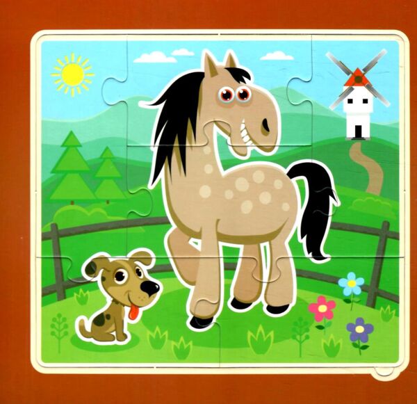 Книжка пазли Ми живемо на фермі Ціна (цена) 455.00грн. | придбати  купити (купить) Книжка пазли Ми живемо на фермі доставка по Украине, купить книгу, детские игрушки, компакт диски 1