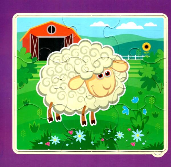 Книжка пазли Ми живемо на фермі Ціна (цена) 455.00грн. | придбати  купити (купить) Книжка пазли Ми живемо на фермі доставка по Украине, купить книгу, детские игрушки, компакт диски 3