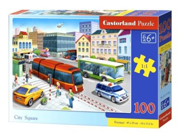 пазли castorland 100 елементів Міська площа 111183