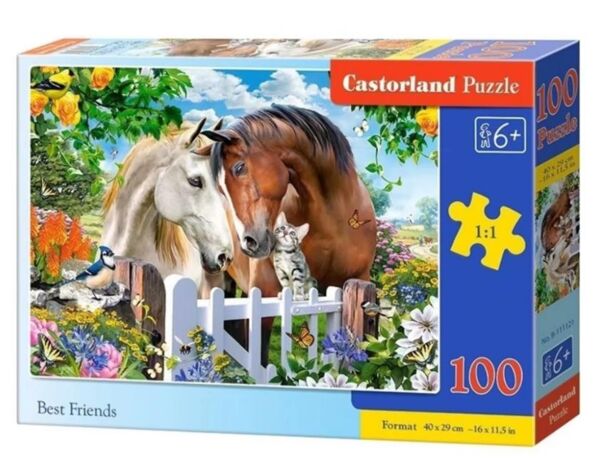 пазли castorland 100 елементів Найкращі друзі 111121 Ціна (цена) 235.10грн. | придбати  купити (купить) пазли castorland 100 елементів Найкращі друзі 111121 доставка по Украине, купить книгу, детские игрушки, компакт диски 0