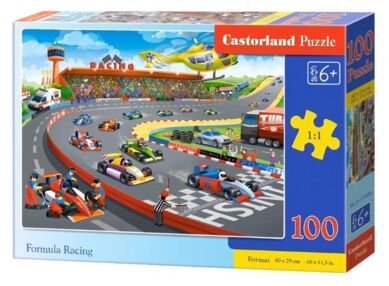 пазли castorland 100 елементів Перегони Формула 1 артикул 111046